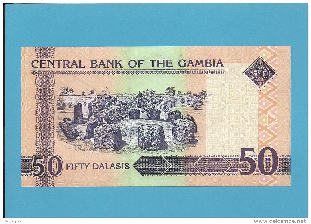 GAMBIA &#9733; 50 DALASIS &#9733; ND (2006) &#9733; UNC &#9733; P 28 &#9733; N.º D1386113 - Gambie