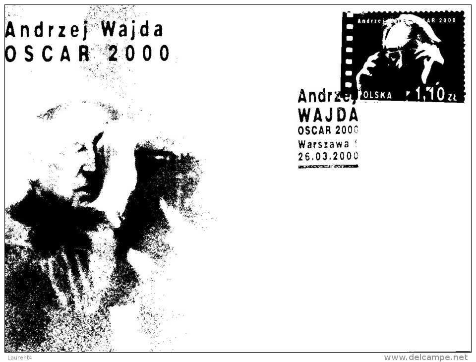 (504) Poland FDC Cover - Andrzej Wajda - OSCAR 2000 - FDC