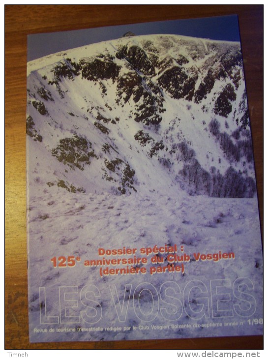 N°1 LES VOSGES Revue De Tourisme 77e Année CLUB VOSGIEN 1998 - Tourism & Regions