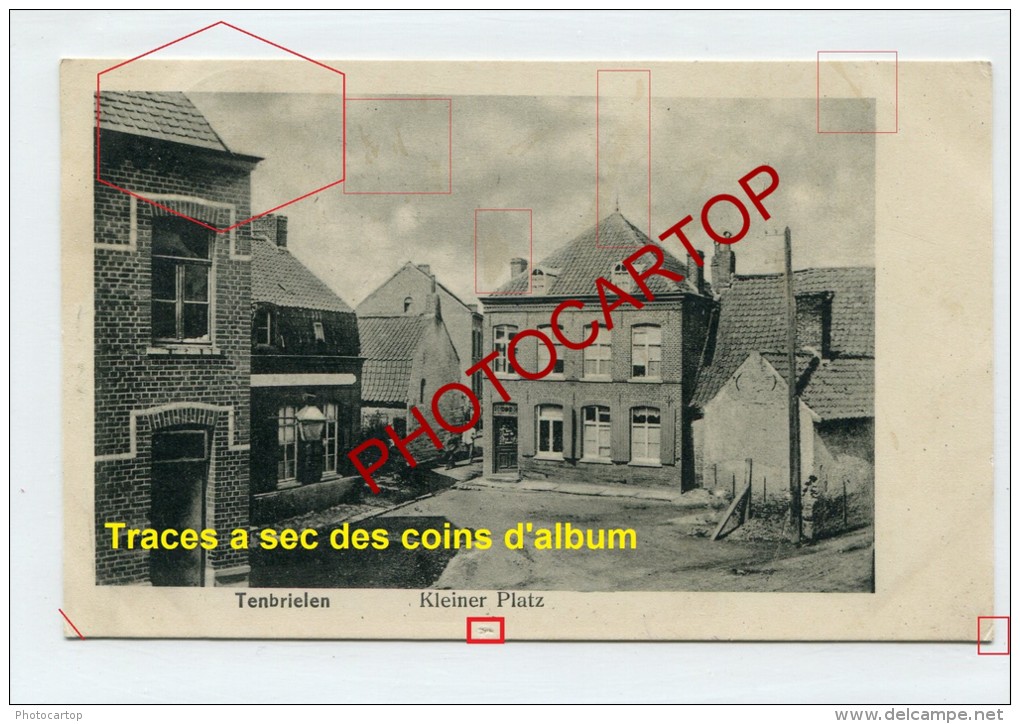 TEN BRIELEN-Carte Allemande-Guerre14-18-1WK -BELGIQUE-BELGIEN-Flandern-Feldpost- - Komen-Waasten