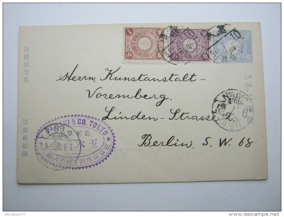 1907, Karte Nach Berlin - Storia Postale