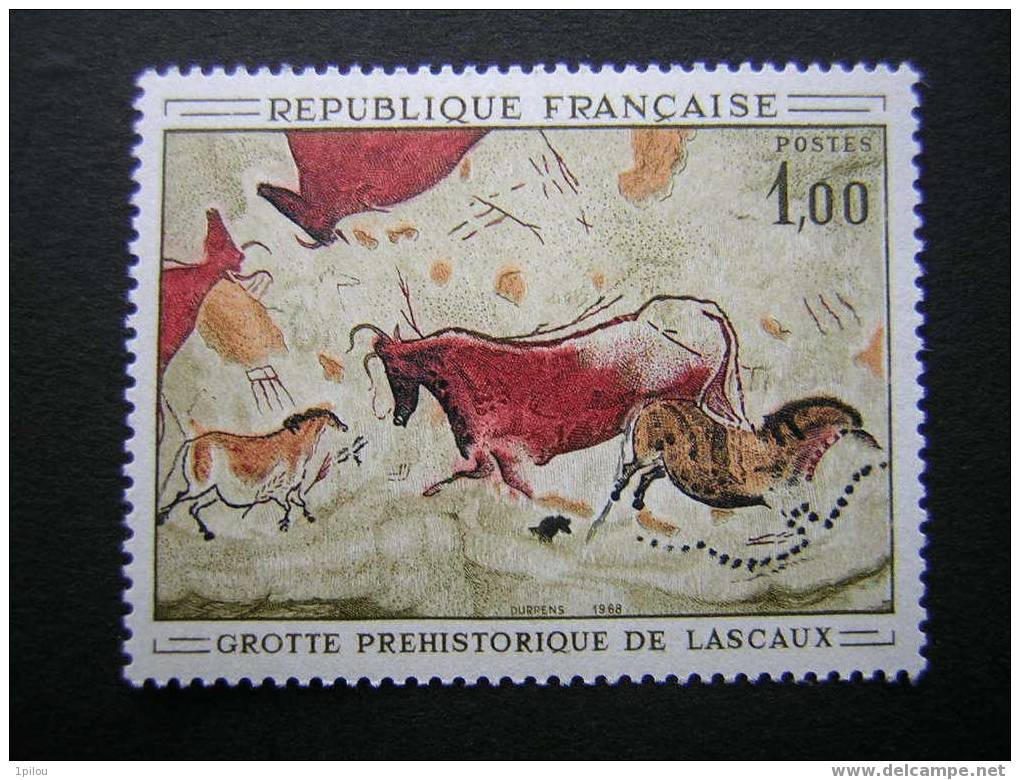 FRANCE : N° 1555  NEUF**  PEINTURE RUPESTRE DE LA GROTTE DE LASCAUX - Vor- Und Frühgeschichte