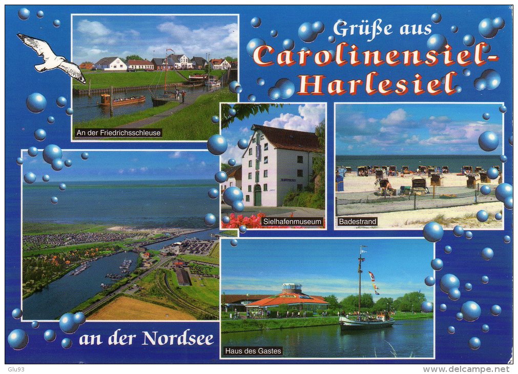 CPM - Carolinensiel - Harlesiel (Allemagne - Basse Saxe) - Grüsse Aus... - An Der Nordsee - Multi Vues - Wittmund