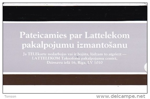 Latvia, M-006, 2 Ls, Logo, 2 Scans. - Latvia