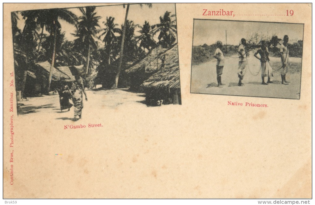 ZANZIBAR - N GAMBO - NATIVE PRISONERS - Tanzanie