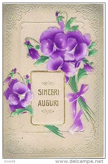 1900s EMBOSSED POSTCARD - FLOWER - 2 - Autres & Non Classés