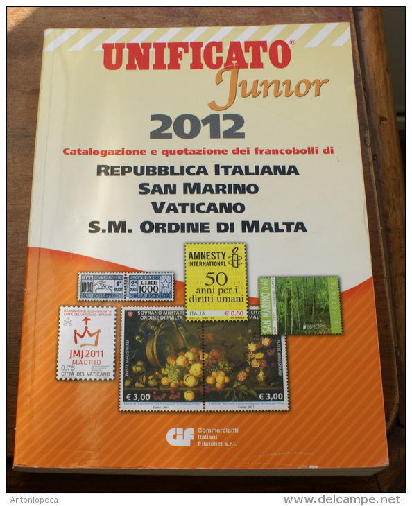 ITALY 2012 - UNIFICATO JUNIOR CATALOGUE - Italien