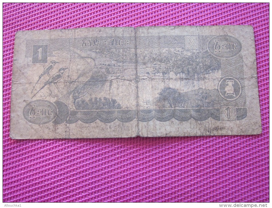 Billet De Banque Banknote    Banque Éthiopie - Ethiopie