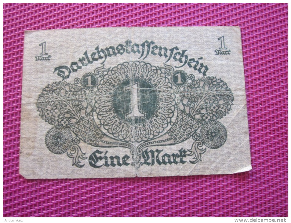 Note Bank  Banca Billet De Banque Bankrépublique Weimar Allemagne Deutschland 1 Mark - 1 Mark