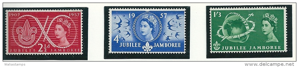 Great Britain 1957 SG 557-9 MNH - Neufs