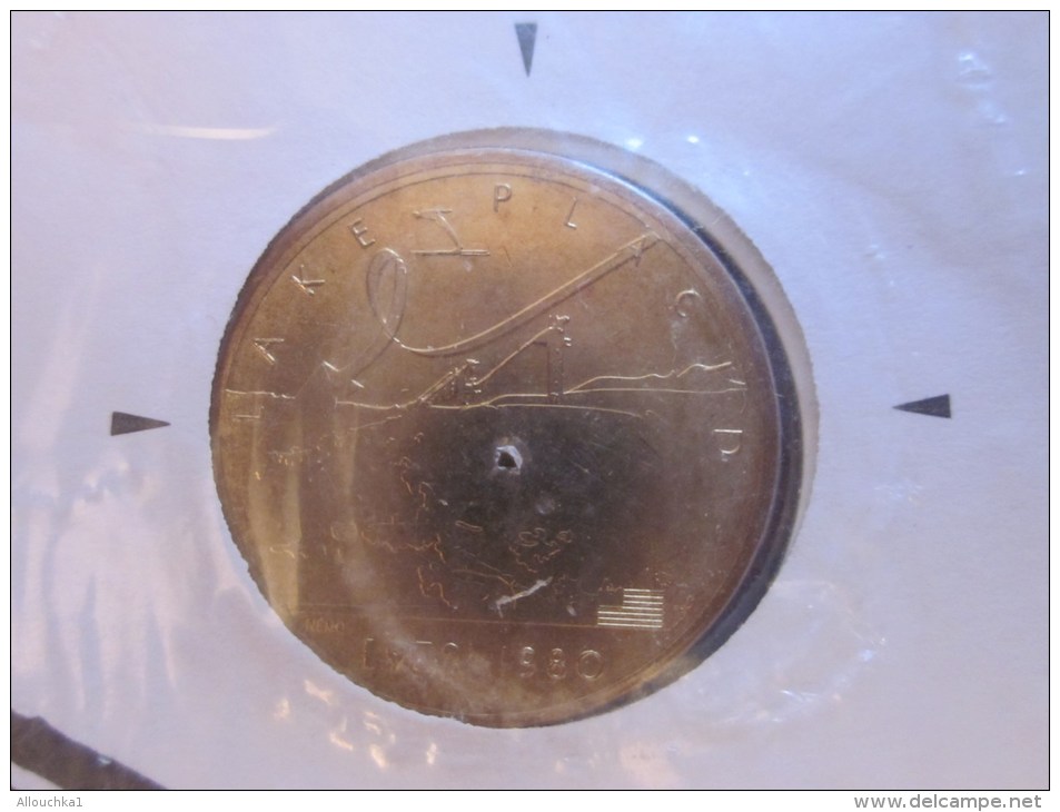 Monnaie De Paris Enveloppe Officielle Administrati Monnaies Médailles Au 1932-1980 Lake Placid Jeux Olympique Alberville - Autres & Non Classés