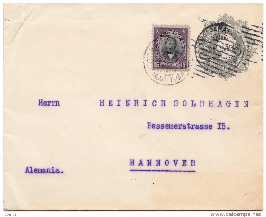 Lettre, 1915,  CHILI,  VALPARAISO - ALLEMAGNE/4084 - Chili