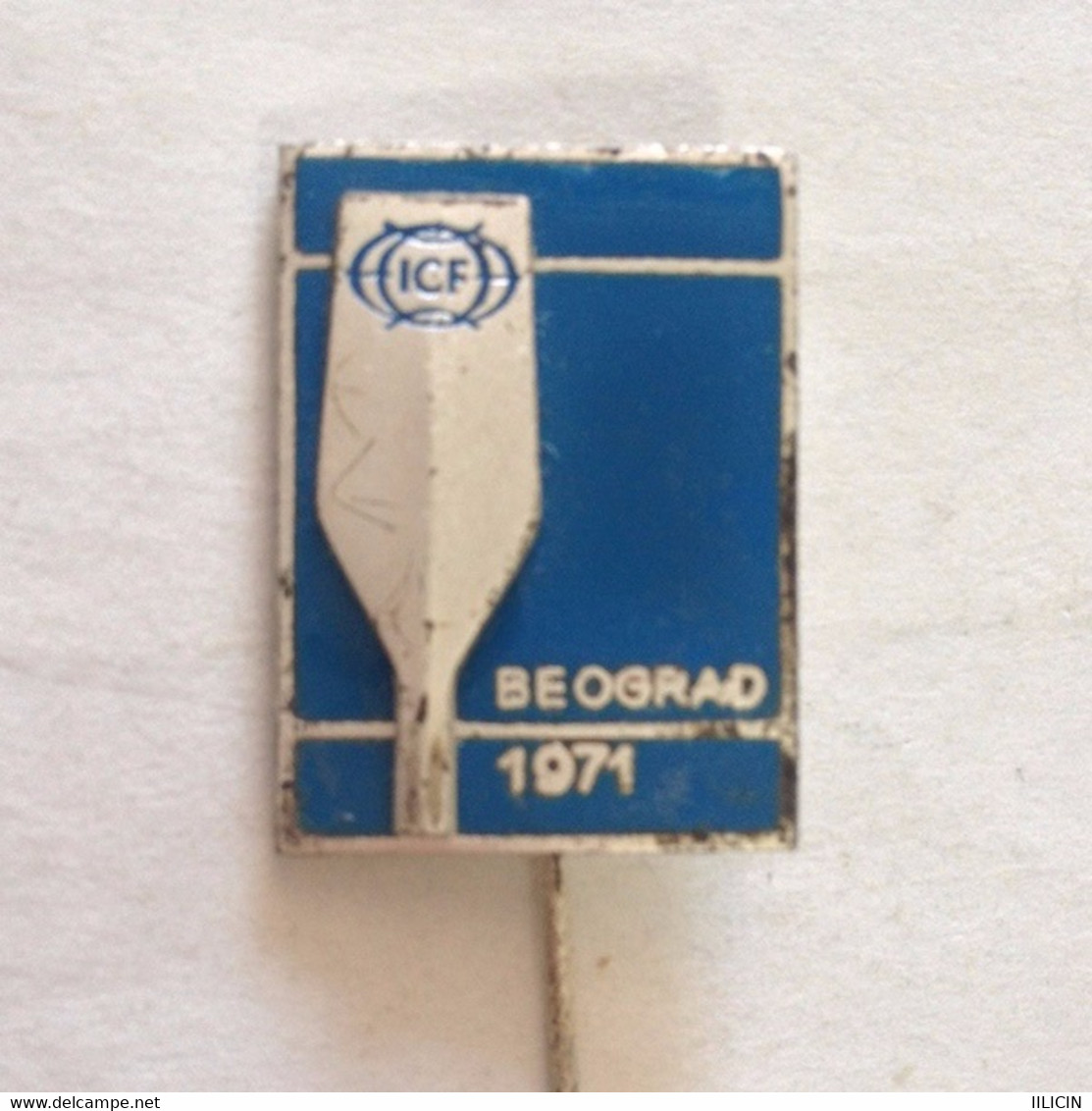 Badge / Pin ZN000605 - Rowing / Kayak / Canoe Yugoslavia Belgrade Beograd World Championship 1971 - Canoa