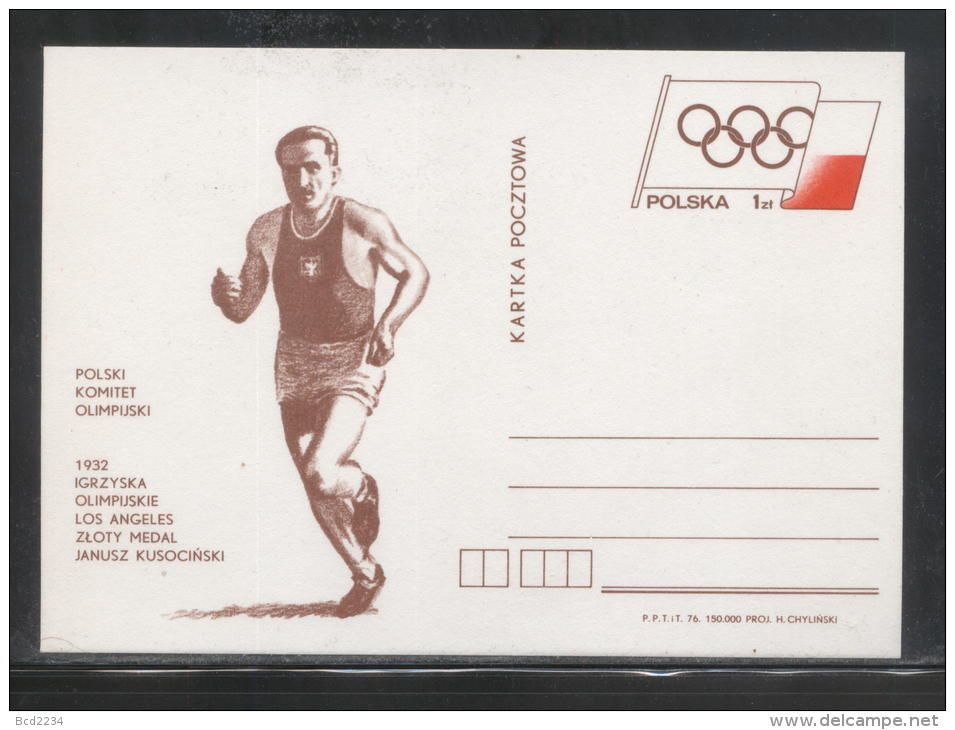 POLAND 1976 PC POLISH OLYMPIC COMMITTE MINT PC KUSOCINSKI GOLD MEDAL LOS ANGELES 1932 OLYMPICS - Zomer 1932: Los Angeles