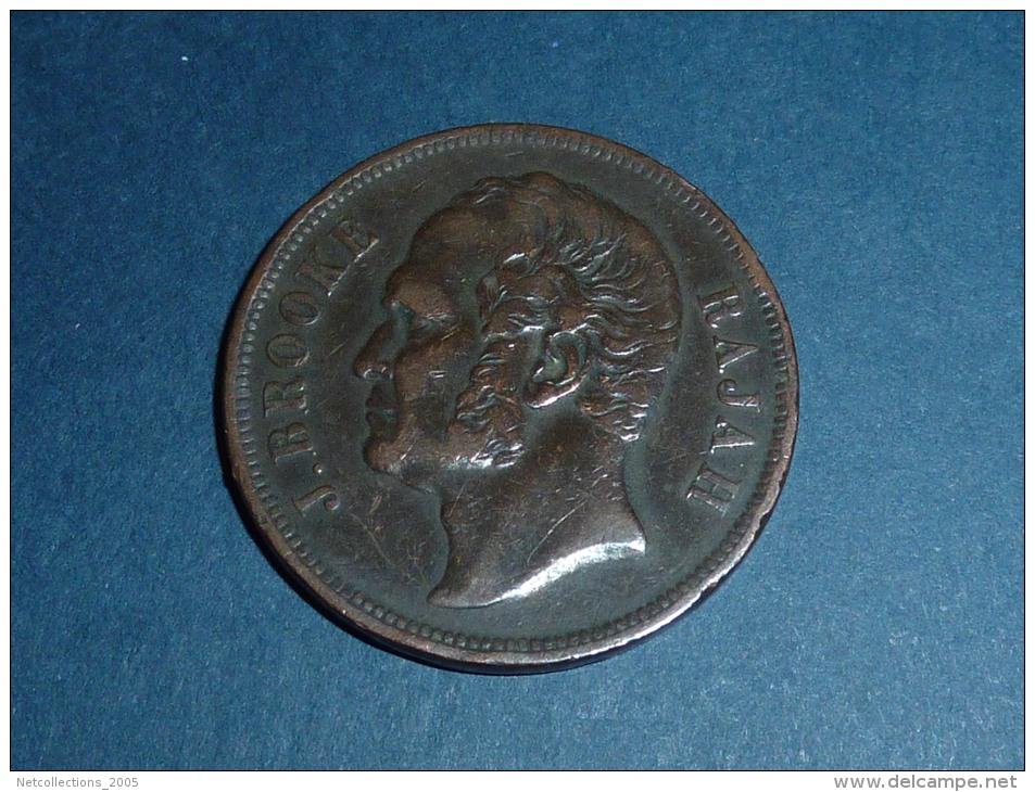 MALAYSIA, MALAYSIE, MALAISIE Sarawak James Brooke, Rajah, 1 Cent 1863 - ONE CENT. TB - Maleisië