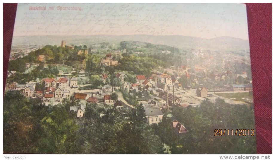 AK Bielefeld Mit  Sparrenburg Vom 25.7.1911 - Bielefeld