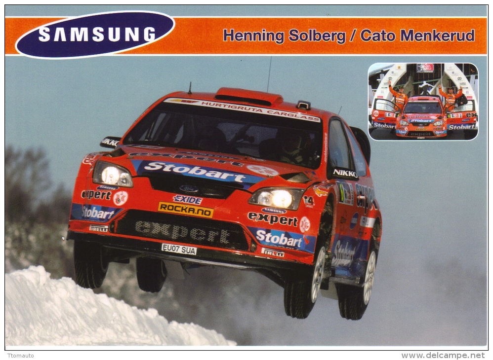 World Rally Championship 2009 - Stobart Ford Focus WRC - Henning Solberg/Cato Menkerud - Carte Promo - Other & Unclassified