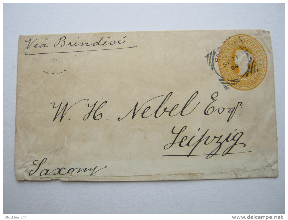 1888,  Postal Stationary To Germany - 1882-1901 Empire