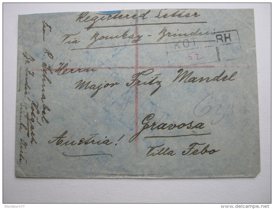 1906, Registered Letter To Austria - 1902-11 King Edward VII