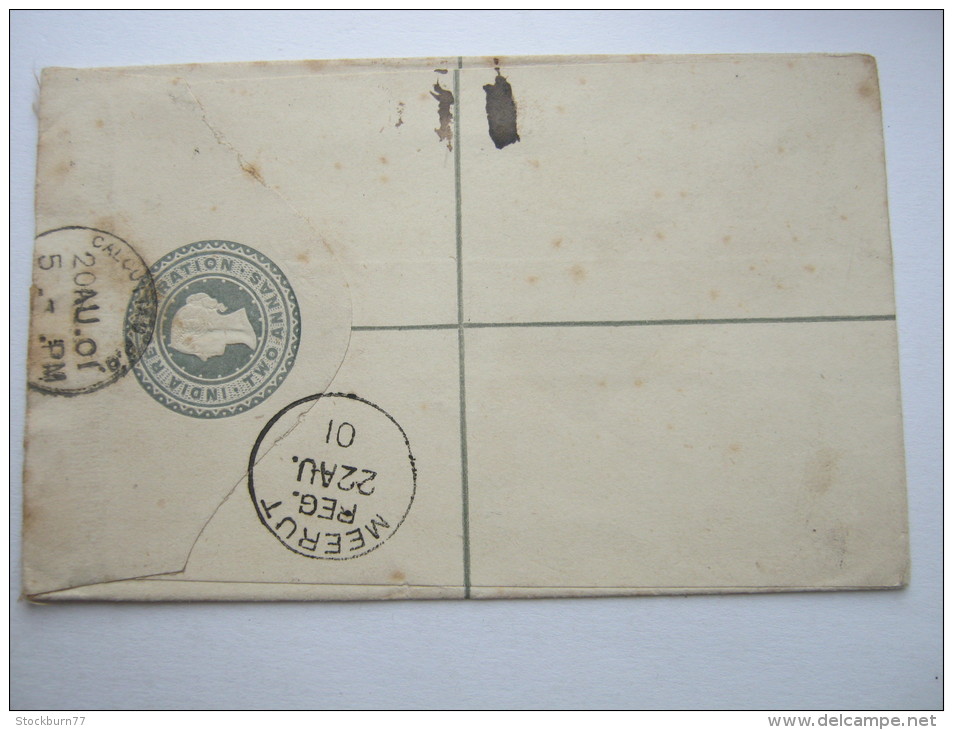 1901, Registered Letter , Postal Stationary - 1882-1901 Empire