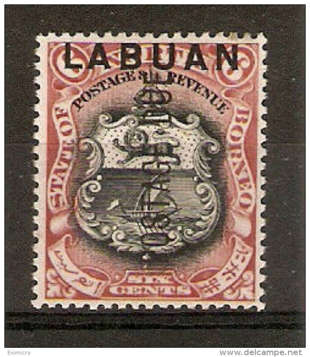 LABUAN 1901 6c POSTAGE DUE SG D5 MINT NO GUM Cat £45 - North Borneo (...-1963)