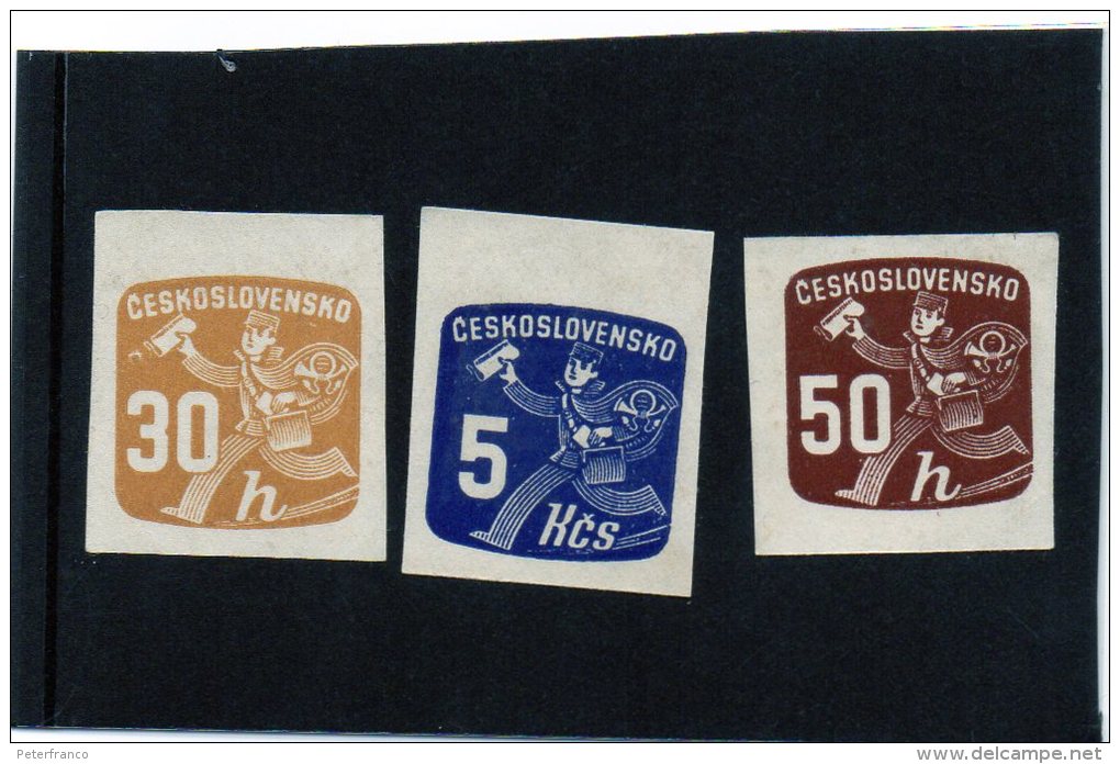1945 Cecoslovacchia - Francobolli Per Giornali - Newspaper Stamps