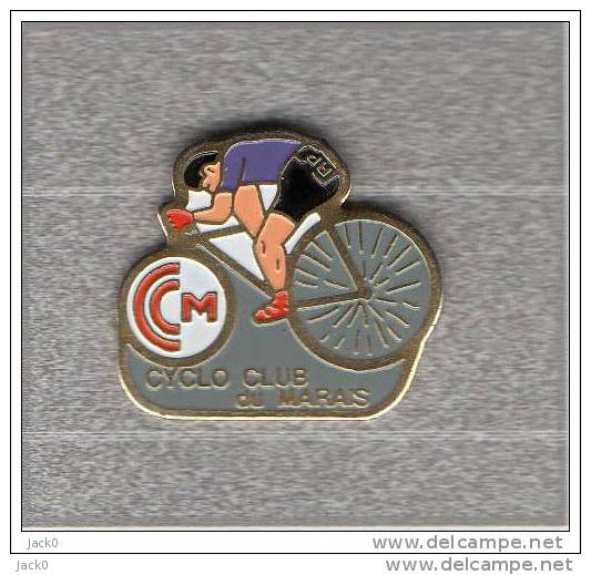 Pin´s  Sport  Cyclisme,  C.C.M  Cyclo  Club  Du  MARAIS - Radsport