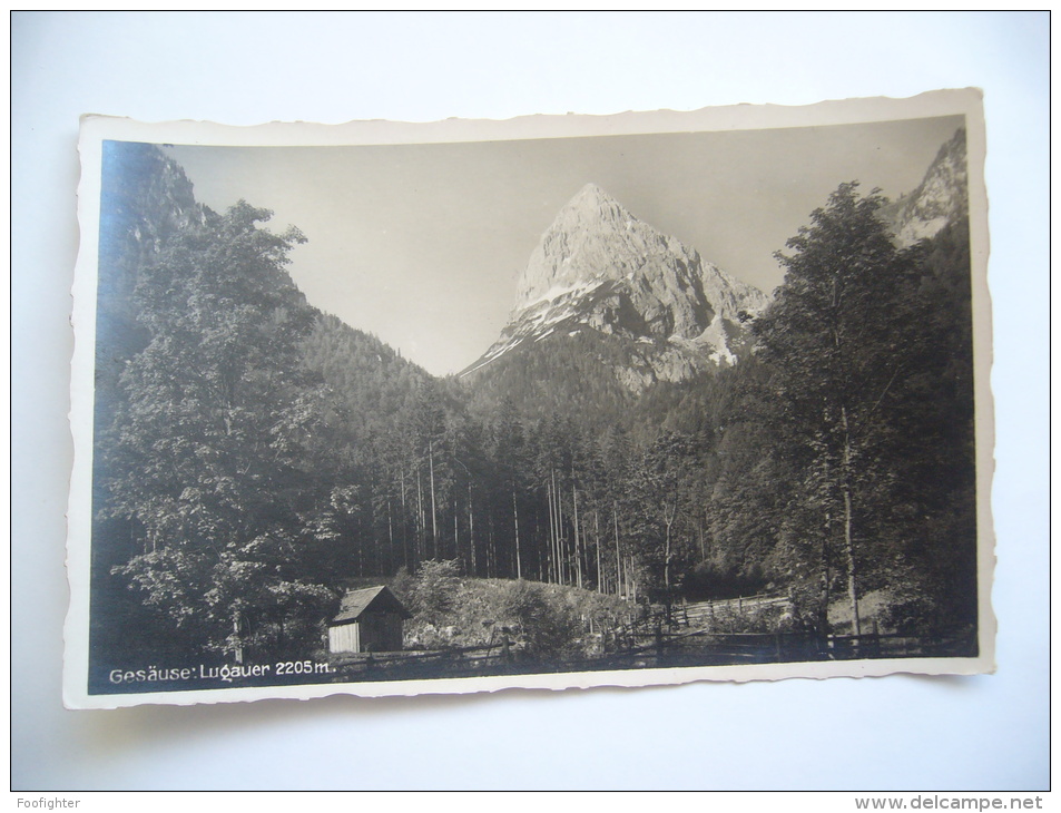 Austria: Gesäuse - Lugauer - Old Postcard Unused - Gesäuse