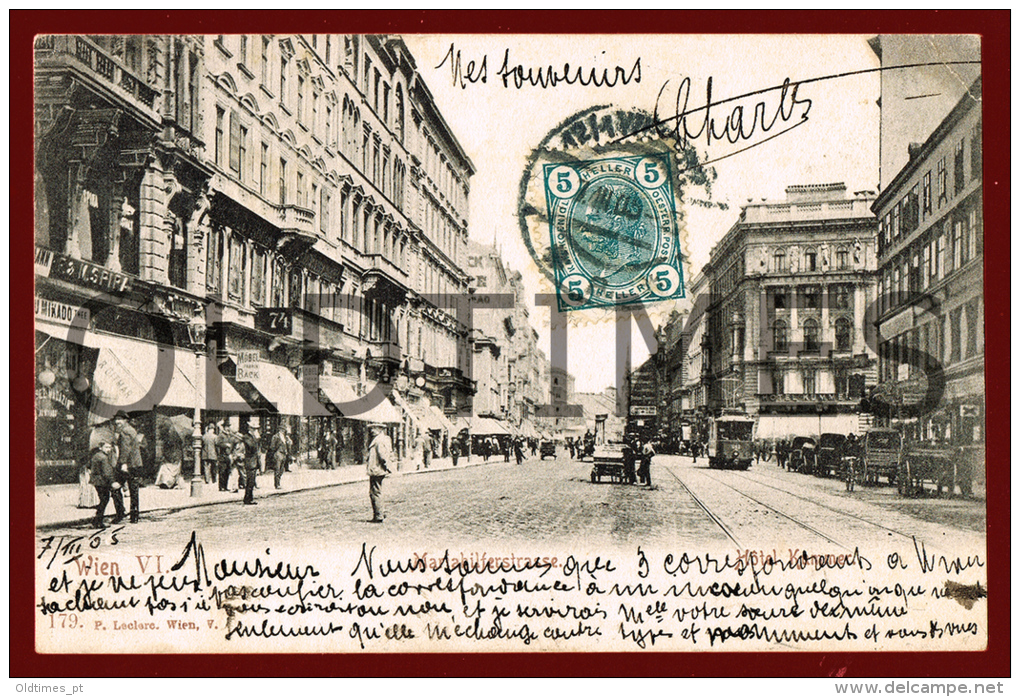 WIEN - MARIAHILFERSTRASSE - HOTEL KAMMER - 1900 PC - Wien Mitte