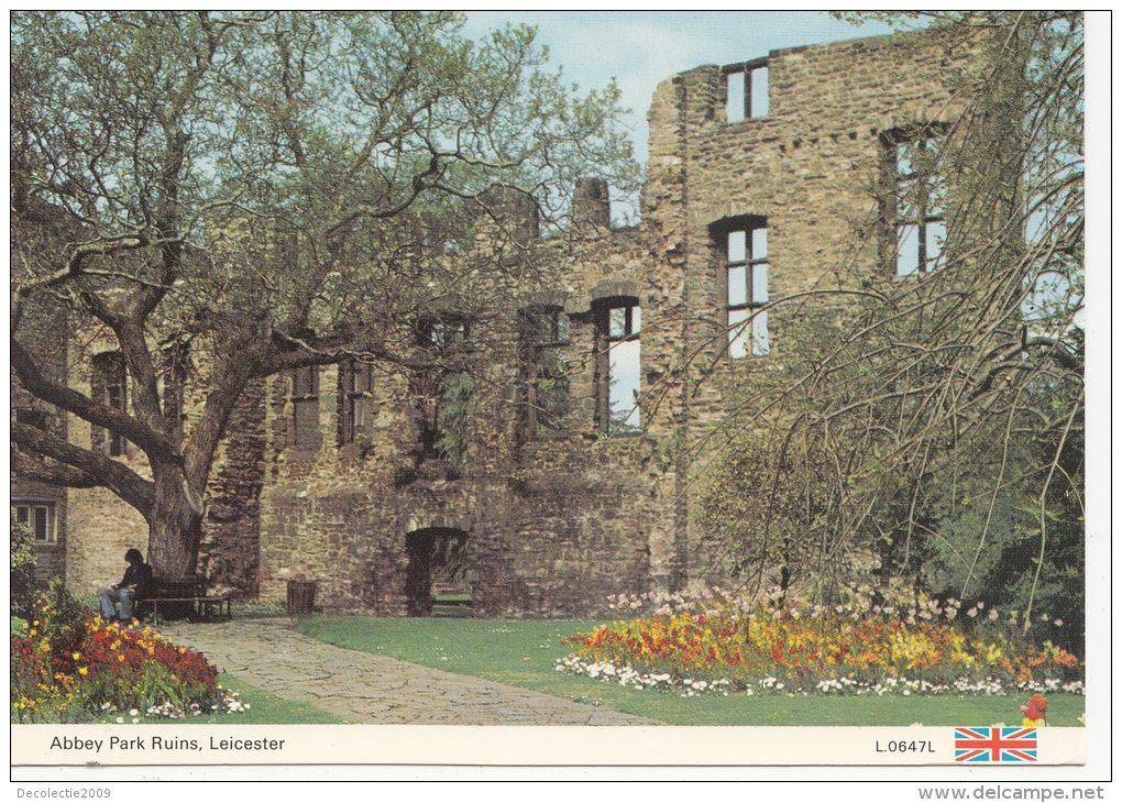 BT18101 Abbey Park Ruins  Leicester    2 Scans - Leicester