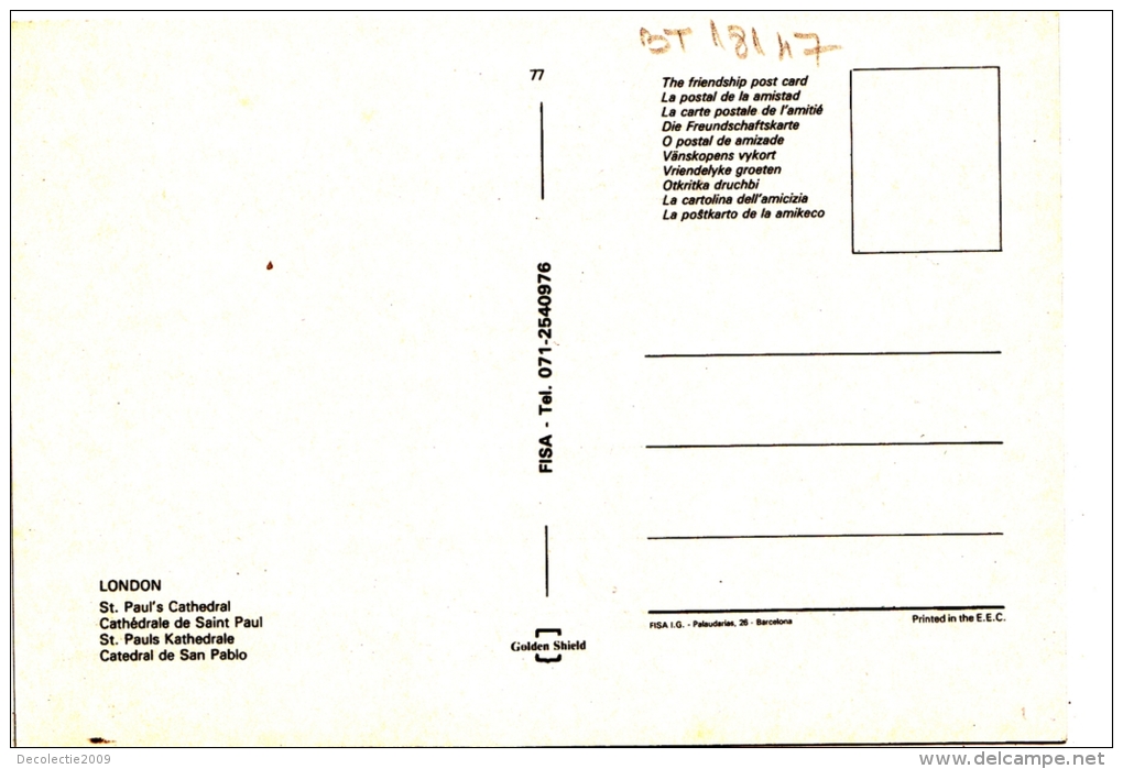BT18147 St Paul S Cathedral   London    2 Scans - St. Paul's Cathedral