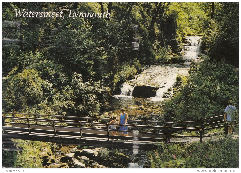 BT18317  The Falls Watersmeet Lynmouth   2 Scans - Lynmouth & Lynton