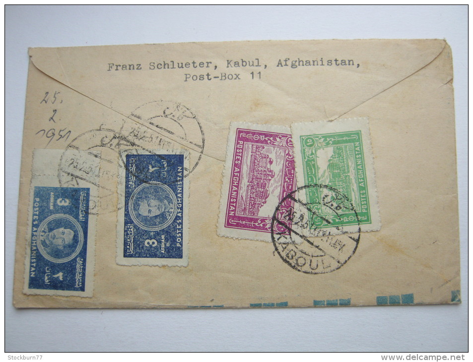 1951,letter To Germany - Afghanistan