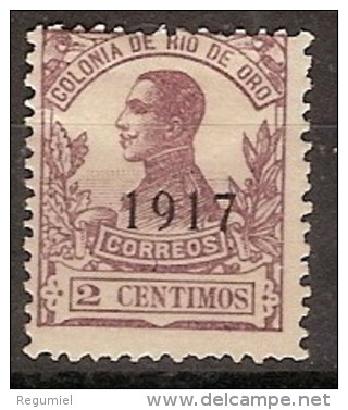 Río De Oro  092 * Alfonso XIII. 1917 - Rio De Oro