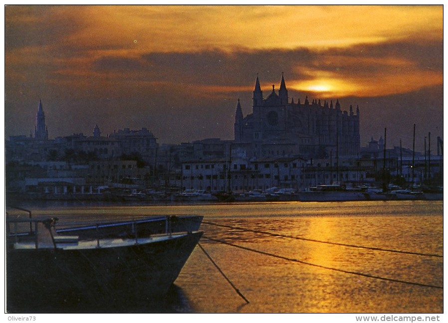 PALMA DE MALLORCA - Amanecer - 2 Scans ESPAÑA - Andere & Zonder Classificatie