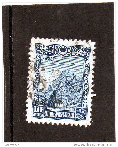 1929 Turchia - Ankara - Cittadella - Oblitérés