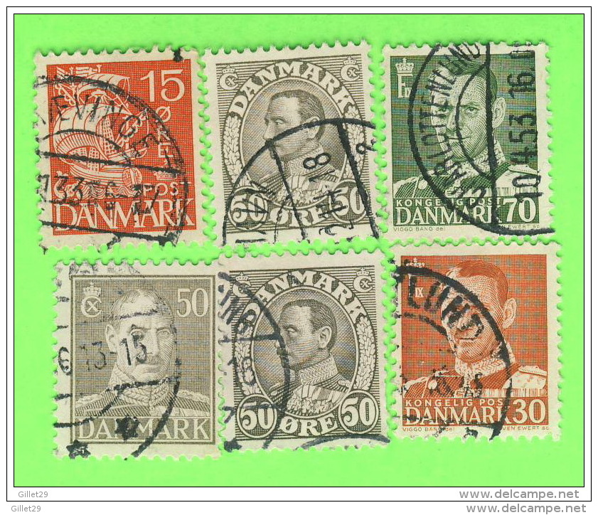 LOT DE 12 TIMBRES, DANEMARK - OBLITÉRÉS - - Used Stamps