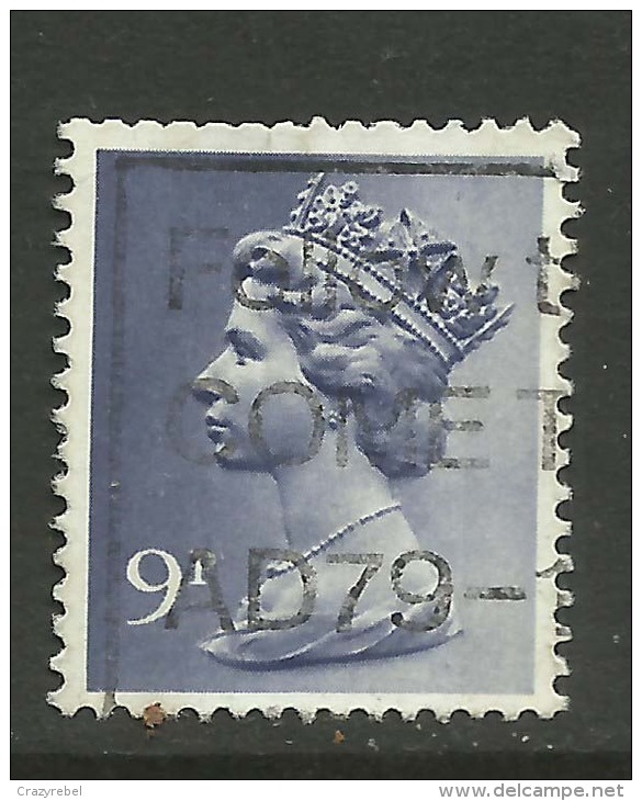 GB 1976 QE2 9p Deep Violet Machin Used SG X883.( B381 ) - Machins