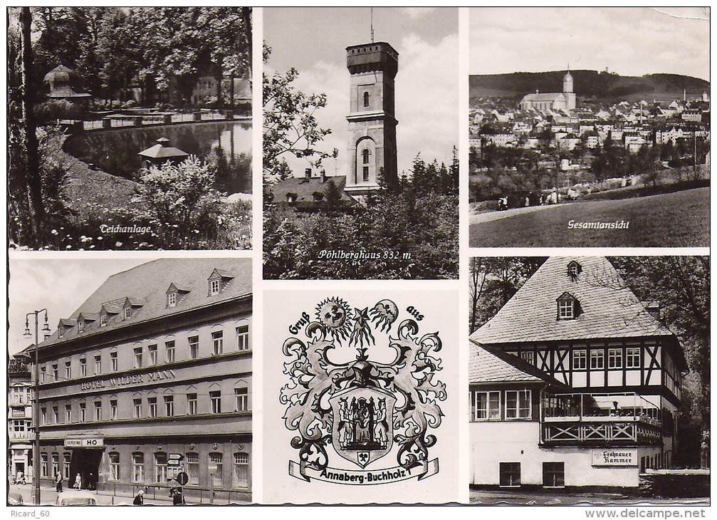 Cpsm Annaberg-buchholz, Pöhlberghaus - Annaberg-Buchholz