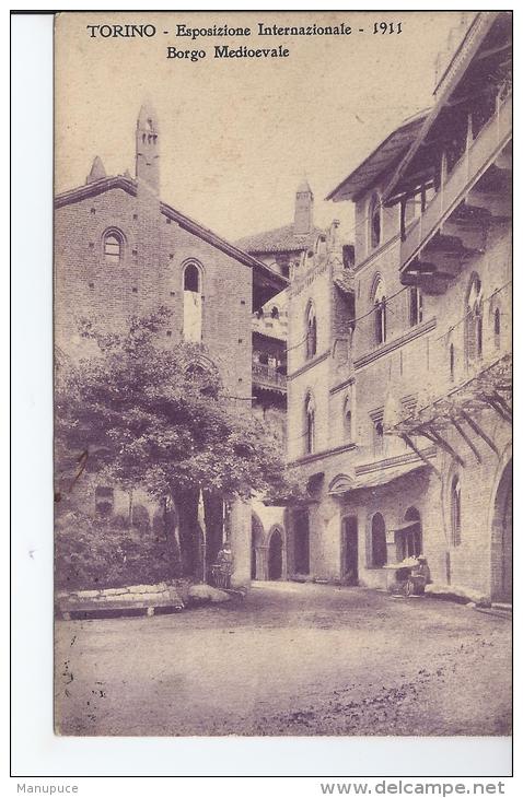 Totino Esposizione Internazionale 1911 Borgo Medioevale  Rare - Expositions