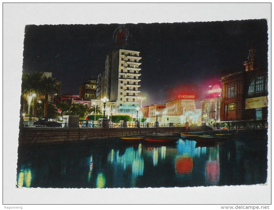 BARI - Lungomare - Notturno - 1969 - Bari