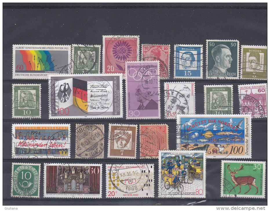 Germania Mini Lotto Usati - Vrac (max 999 Timbres)