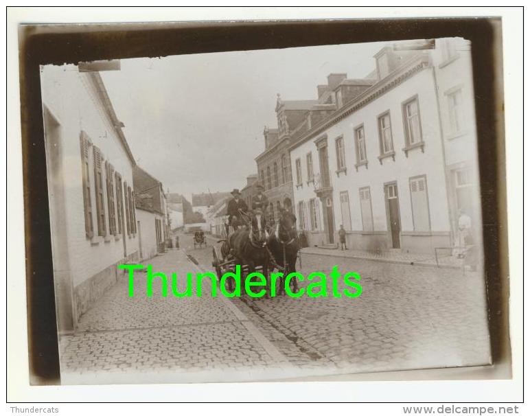 LE ROEULX Superbe Photo Albumine Vers 1900 Attelage De Brasserie TOP - Le Roeulx