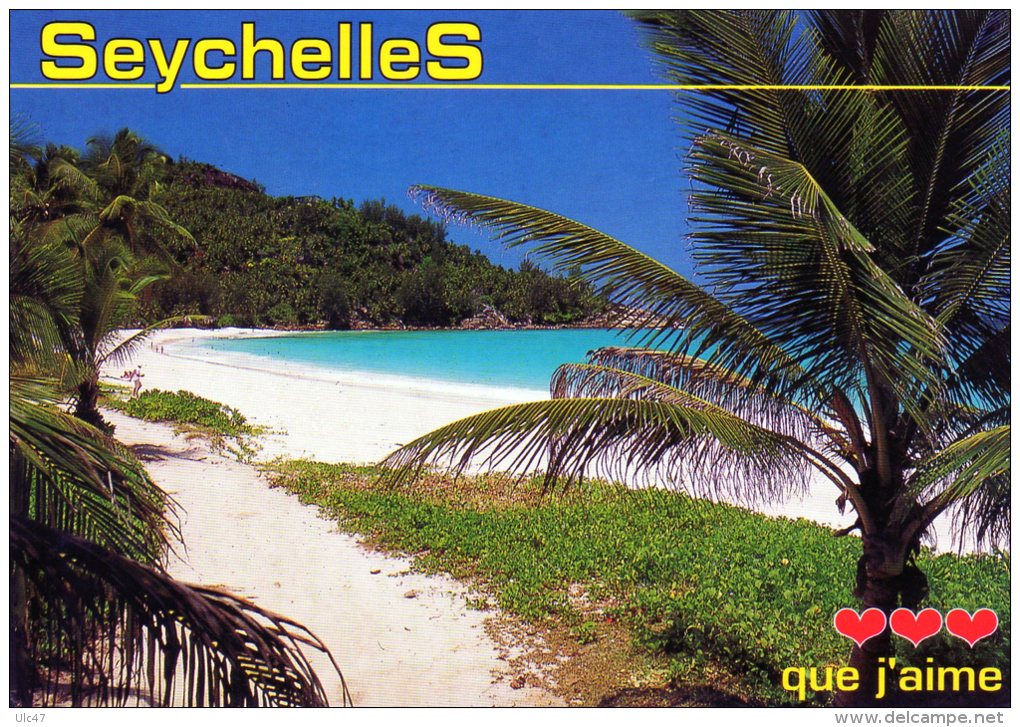 - SEYCHELLES. - Que J'aime - Timbre Non Oblitéré - Photo Dino Sassi. - Scan Verso - - Seychellen