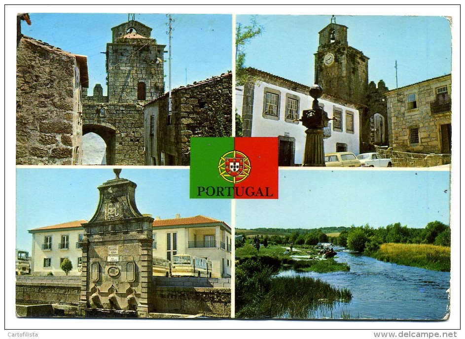 SABUGAL - Postal Com 4 Imagens - Guarda