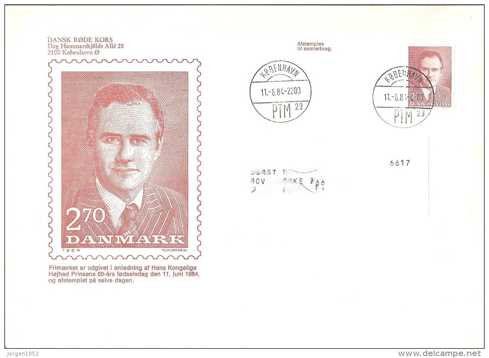 DENMARK #  LETTER  FROM YEAR 1984 - Ganzsachen