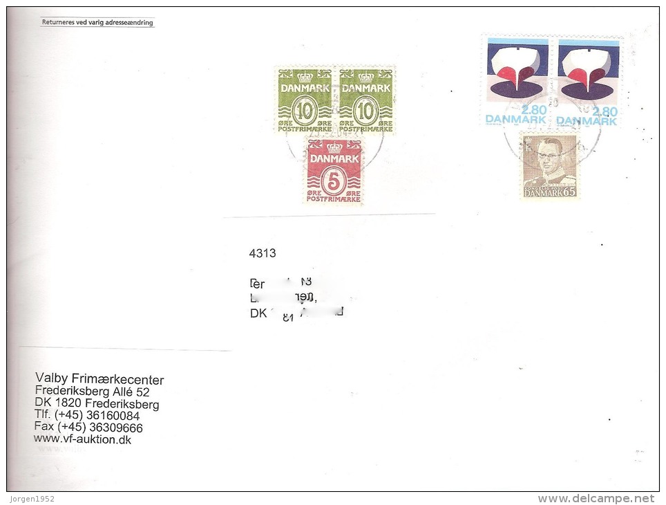 DENMARK #  LETTER  FROM YEAR 1985 - Interi Postali