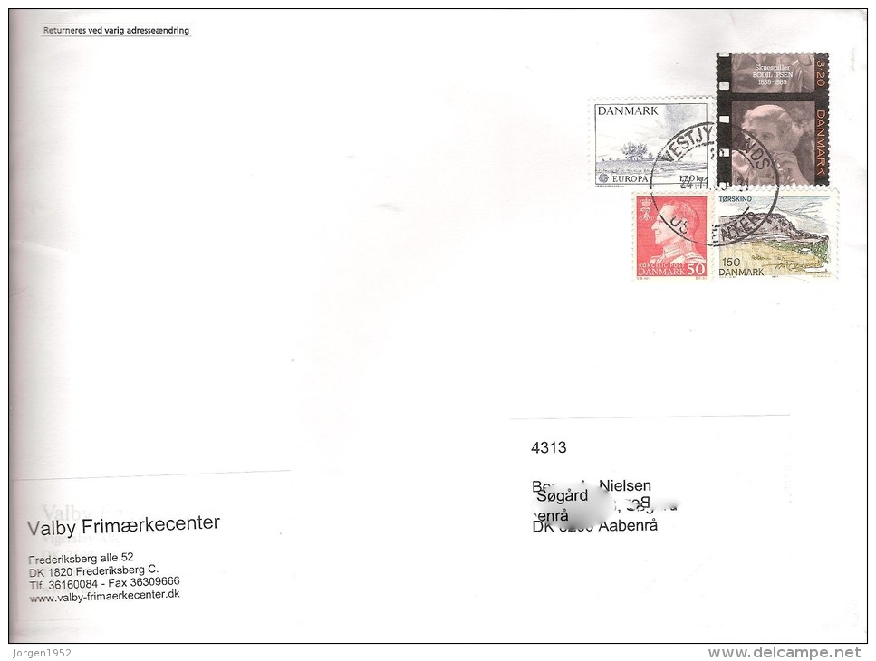 DENMARK #  LETTER  FROM YEAR 1989 - Interi Postali