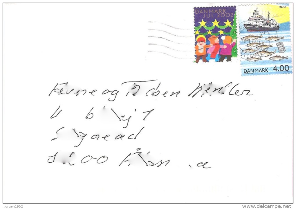 DENMARK #  LETTER  FROM YEAR 2002 - Ganzsachen