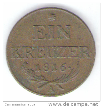 AUSTRIA EIN KREUZER 1816 - Autriche